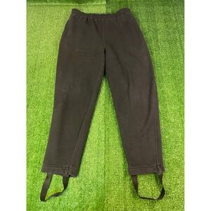 Ellesse Mens Black Heavyweight Fleece‎ Stirrup Sweatpants Joggers Sport MD